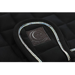 Couverture pour chien Je t'aime Equithème Noir Couverture pour chien Je t'aime Equithème Noir