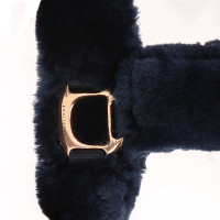 Halster Equithème Teddy roségoud Marineblauw Halster Equithème Teddy roségoud Marineblauw