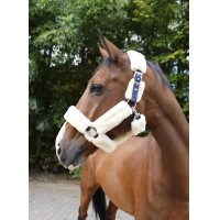 Halster Equithème Teddy Marine / écru → Marine / ecru Blauw Halster Equithème Teddy Marine / écru → Marine / ecru Blauw