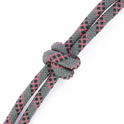 Licol éthologique Norton + longe Eco Gris / framboise / noir