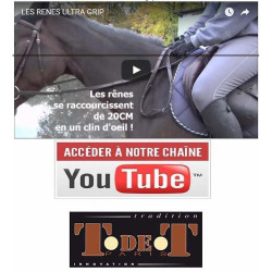 Ultragrijp teugels met T-stops van T Zwart Ultragrijp teugels met T-stops van T Zwart