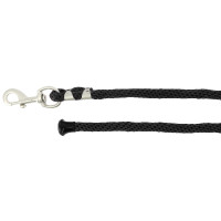 Longe d'attache Equithème Soft Satiné Noir Longe d'attache Equithème Soft Satiné Noir
