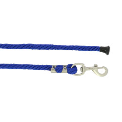 Aanbindlijn Equithème Soft Satijn Marineblauw