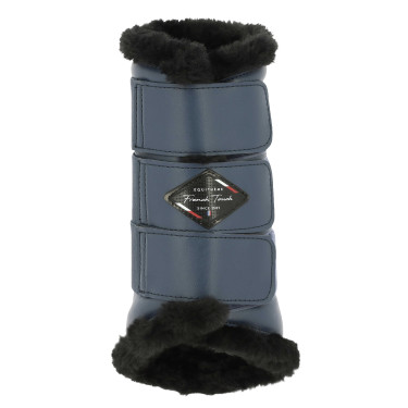 Gesloten peesbeschermers Equithème French Touch Marineblauw