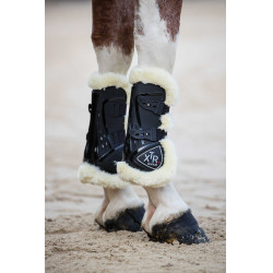 Guêtres Norton XTR à boutons mouton synthétique Noir