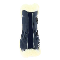 Norton XTR beschermers met knopen van synthetisch schapenvacht Marineblauw Norton XTR beschermers met knopen van synthetisch schapenvacht Marineblauw