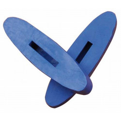 Arrêtoirs caoutchouc T de T Bleu