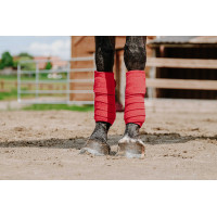 Polo bandages Equithème per 4 Rood Polo bandages Equithème per 4 Rood