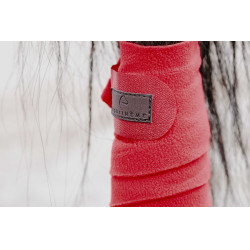 Bandes de polo Equithème par 4 Rouge