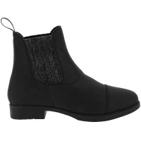 Boots synthétiques Riding World Glitter Enfant Noir