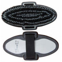 Brosse douce bicolore T de T Bordeaux / rose Brosse douce bicolore T de T Bordeaux / rose