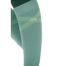 Chaussettes d'équitation Pénélope Gummy Vert sauge