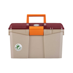 Coffre de pansage Hippotonic Édition Limitée Bordeaux / beige