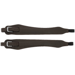 Étrivières Eric Thomas Cuir concept Havane Marron