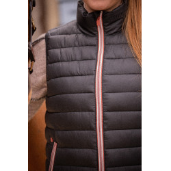 Gilet Macaron sans manches Paddock Sports Noir