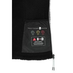 Gilet polaire chauffant Equithème Heated Valery femme Noir