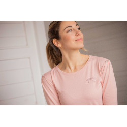 Polo Techty Honey manches longues Pénélope Rose Polo Techty Honey manches longues Pénélope Rose