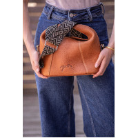 Tas Pénélope Agathe Cognac Bruin