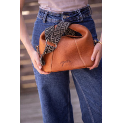 Tas Pénélope Agathe Cognac Bruin