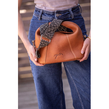 Tas Pénélope Agathe Cognac Bruin