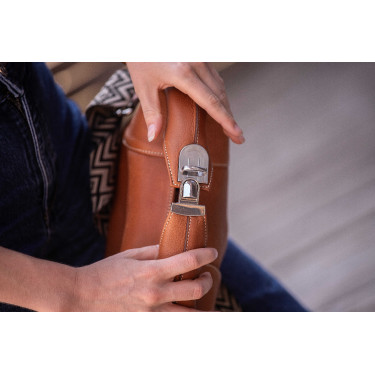 Tas Pénélope Agathe Cognac Bruin