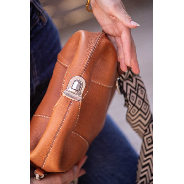 Tas Pénélope Agathe Cognac Bruin