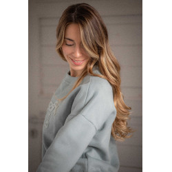 Sweat Pénélope Bianca Vert sauge