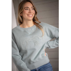 Sweat Pénélope Bianca Vert sauge