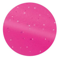 Ronde metalen roskam fluo met glitter Blauw Ronde metalen roskam fluo met glitter Blauw