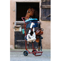 Chariot porte selle démontable Hippotonic Noir