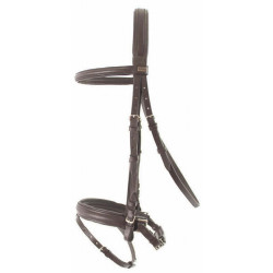 Bridon T de T neusriem Pull-back Zwart Bridon T de T neusriem Pull-back Zwart