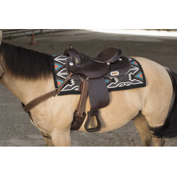 Zadel Westride door Franck Perret Arvada Chocolade Bruin