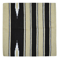 Tapis Westride Navajo coton/acrylique Beige / noir /blanc