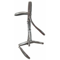 Bridon cuir Pissarot T de T Havane foncé