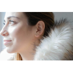 Boucles oreilles Pénélope Milly Doré