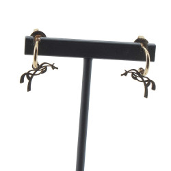 Boucles d'oreilles Créoles Pénélope Léonie Dorée Boucles d'oreilles Créoles Pénélope Léonie Dorée