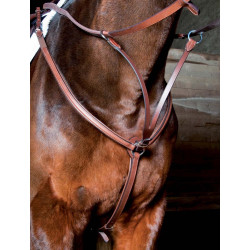 T-martingaal met voering Tabak Bruin