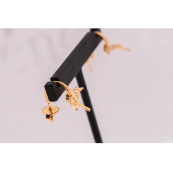Boucles d'oreilles Créoles Pénélope Léonie Dorée Boucles d'oreilles Créoles Pénélope Léonie Dorée