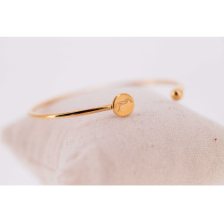 Bracelet Pénélope Jonc Dorée Bracelet Pénélope Jonc Dorée