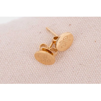 Boucles d'oreilles poussoir Pénélope Lou Arabesque Dorée Boucles d'oreilles poussoir Pénélope Lou Arabesque Dorée