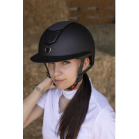 Equithème Airy L Helm Hemels zwart / zwart
