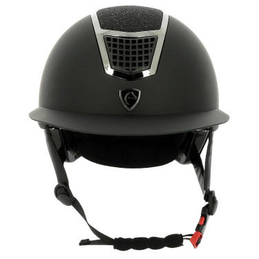 Casque Equithème Airy L Céleste noir / noir
