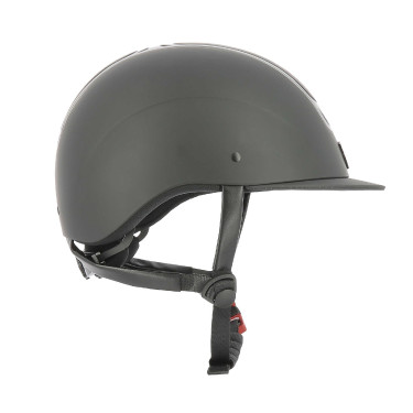 Casque Equithème Pepit Noir / chromé Casque Equithème Pepit Noir / chromé