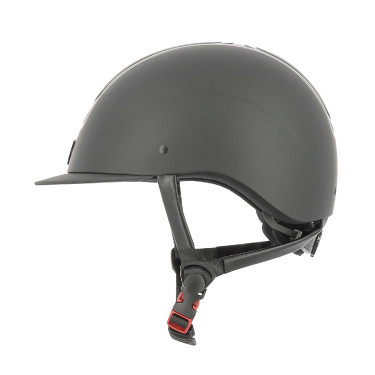 Casque Equithème Pepit Noir / chromé Casque Equithème Pepit Noir / chromé