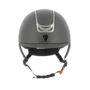 Casque Equithème Pepit Noir / chromé Casque Equithème Pepit Noir / chromé