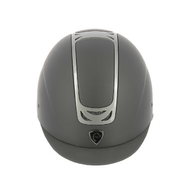 Casque Equithème Pepit Noir / chromé Casque Equithème Pepit Noir / chromé