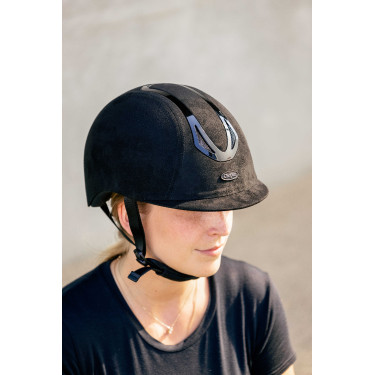 Choplin Aero Velvet helm Zwart / glanzend