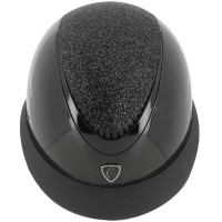 Equithème Wings-helm Glanzend zwart lamé Equithème Wings-helm Glanzend zwart lamé