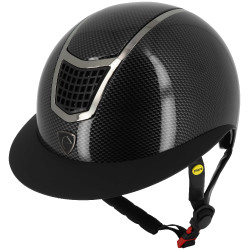 Equithème Airy LM Helm Glanzend carbonzwart