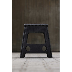 Tabouret-marchepied pliant Hippo-Tonic Noir / gris Tabouret-marchepied pliant Hippo-Tonic Noir / gris